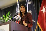 https://commons.wikimedia.org/wiki/File:South_Carolina_Gov._Nikki_Haley_joins_U.S._military_service_members_and_community_business_partners_for_the_launch_of_Operation_Palmetto_Employment,_a_statewide_military_employment_initiative_aimed_at_making_140226-F-XH297-660.jpg